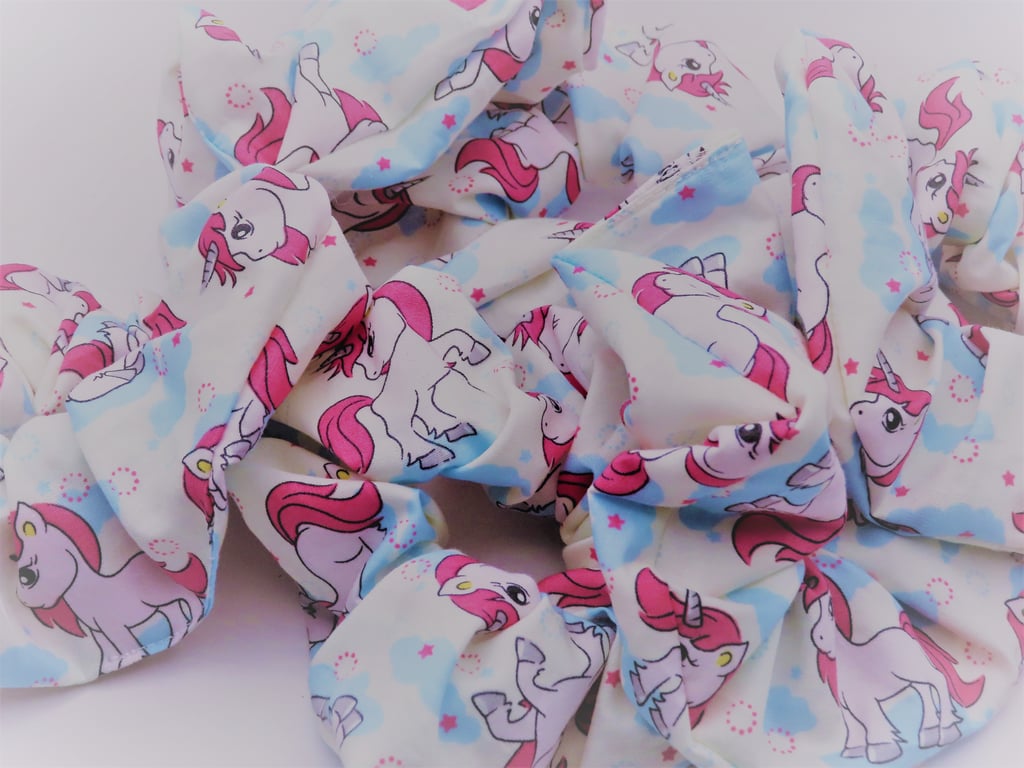 Girls Unicorn Scrunchie 