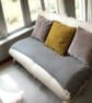 Wooden Futon Frame Rustic Sofa Bed Reclaimed Wood THE NOTTINGHAM - Image 2