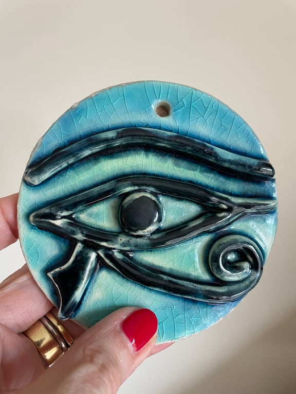 Perfectly Imperfect - Eye of Horus ceramic wall decor