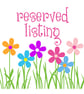 Reserved order for Belinda Dyer - New baby congratulations card