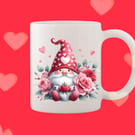 Gnome Valentine’s gift mug 