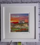 Textile landscape sunset picture …. Sunsets are nature's poetry - Image 4