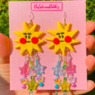 Clay Earrings - 'You're a Star!'