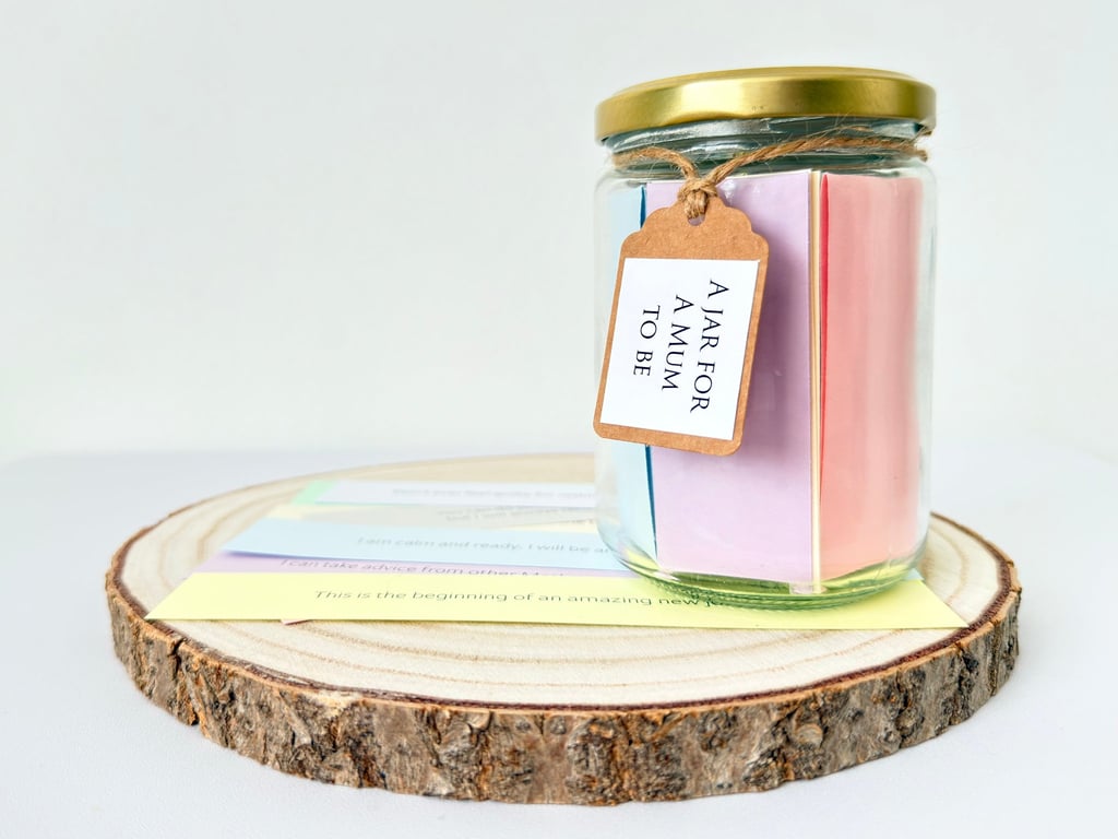 Mum to Be Jar, Quotes for Expectant Mums, Baby Shower, Pregnancy Support Gift