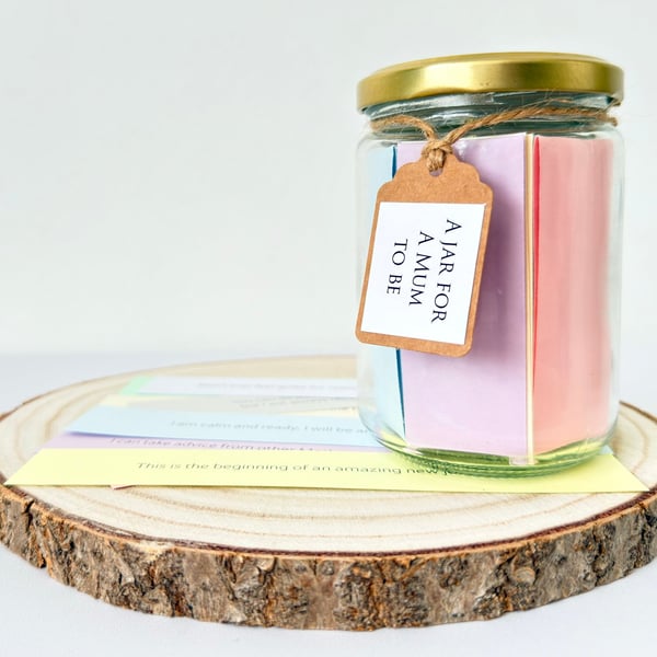 Mum to Be Jar, Quotes for Expectant Mums, Baby Shower, Pregnancy Support Gift