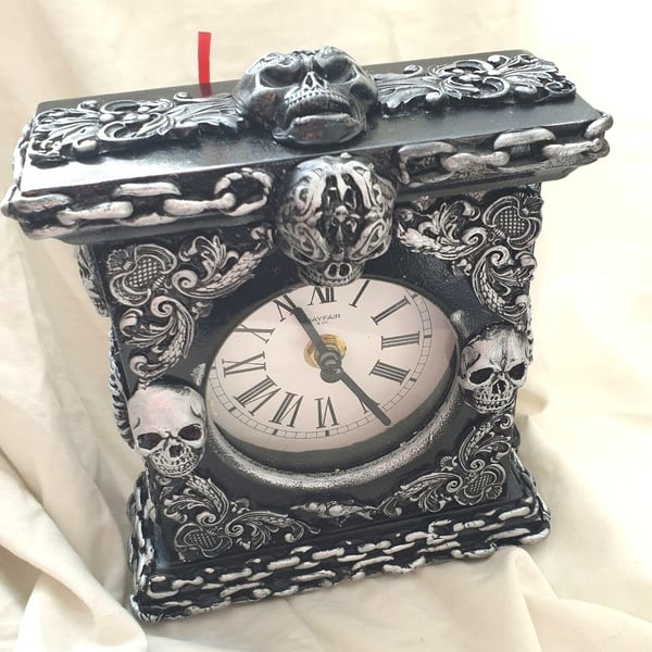 Gothic Clock Desk altar, or shelf Accessory  