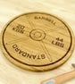 Weight Plate Chopping Board - Solid Oak - Gym Lover Gift, Hand Made UK - Image 3