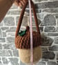 Crochet acorn bag, handmade with love. - Folksy