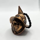 3D Printed Roman Gladiator Rear View Mirror Charm Hand-Painted Car Interior Deco