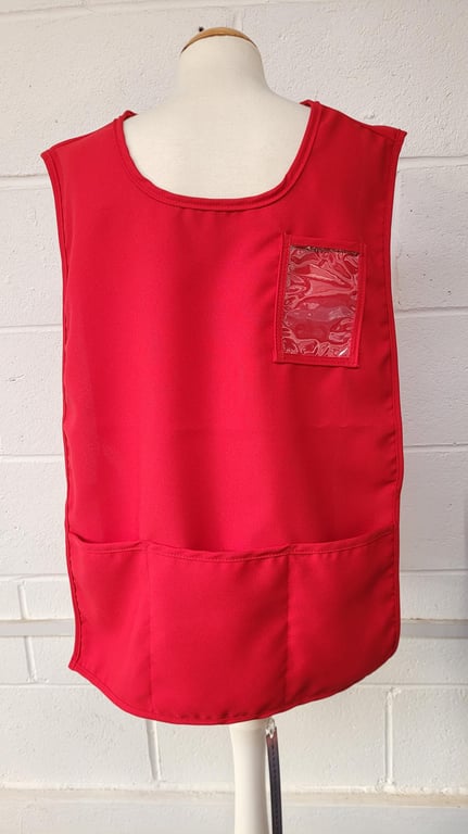 Red golf caddy bibs - Made in England. option to personalise