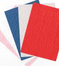 Embossed Card. 10 Sheets. A6. Choice Of Colour. Fleur De Lis (17)