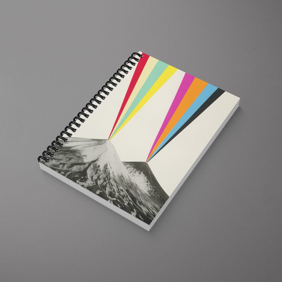Nature Spiral Notebook - Volcanos