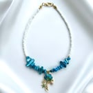 Ocean Breeze Handmade Shell Bead Anklet