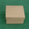 Square Papier Mache Boxes Plain