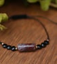 Delicate Bracelet with Tourmaline and Bloodstone 