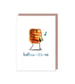 Hallou-it's-me Cheese Halloumi Adele Birthday Card