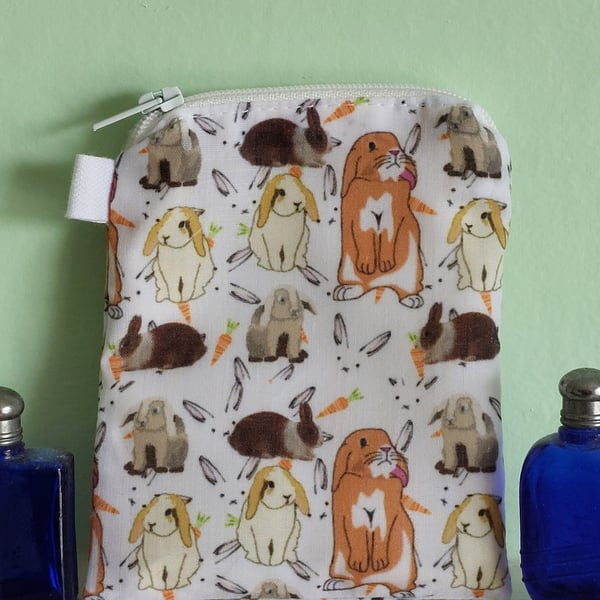 Cute Rabbits Fun Coin Purse or Card Holder 