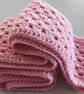 Cosy Pink Granny Stitch Scarf - Image 3
