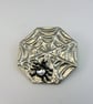 Pewter brooch ( spider on web with stone) - Image 2