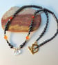 Faceted Quartz Pear, Hematite And Swarovski Crystal Necklace - Handmade In Devon - Image 7