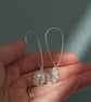 Silver Shell Earrings - Limpet Shell Long Earring - Nautical Jewellery - Image 6
