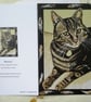 Cat greetings card  Blank inside - Image 2