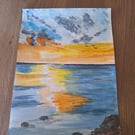 Sea view sun cast