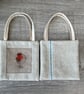 Mini Lined  Robin Tote Bag  - Image 4