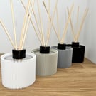 Refillable Reed Diffuser Bottle with Decorative Sleeve: Contemporary Decor