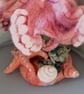 Needle felted Octopus in natural background of starfish and shells - Image 4
