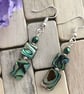 Abalone & Crystal Earrings - Image 1