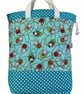 Extra Large drawstring knitting bag with sheep print, multi pockets project bag  - Image 2