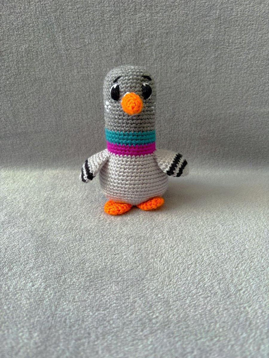 Crochet CE Tested Pigeon Toy - Pigeon Plushie Toy