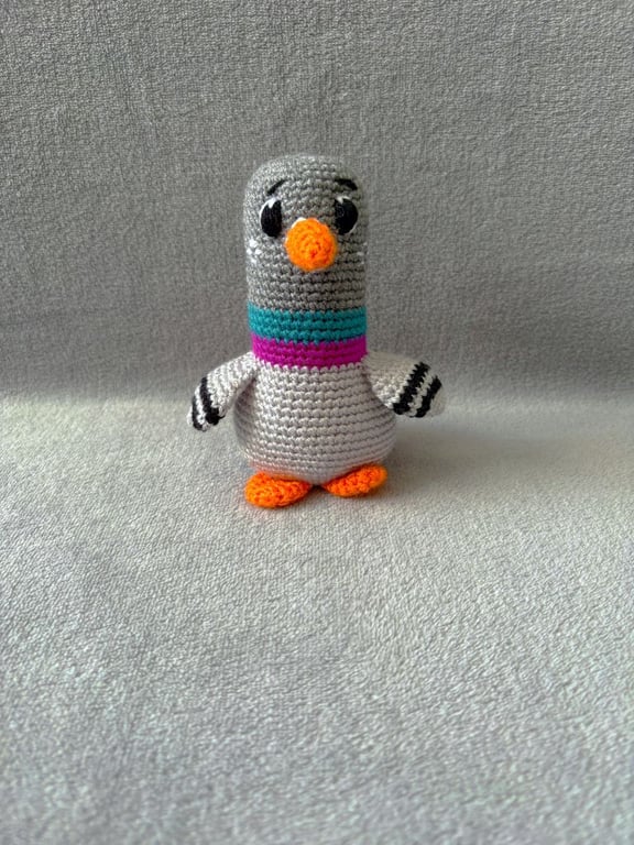 Crochet CE Tested Pigeon Toy - Pigeon Plushie Toy