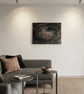 "Ancient Glow "Original Handmade Abstract Acrylic Painting on Canvas Wall Art  - Image 2