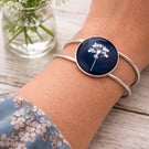 Cow Parsley 2 Cyanotype Bracelet