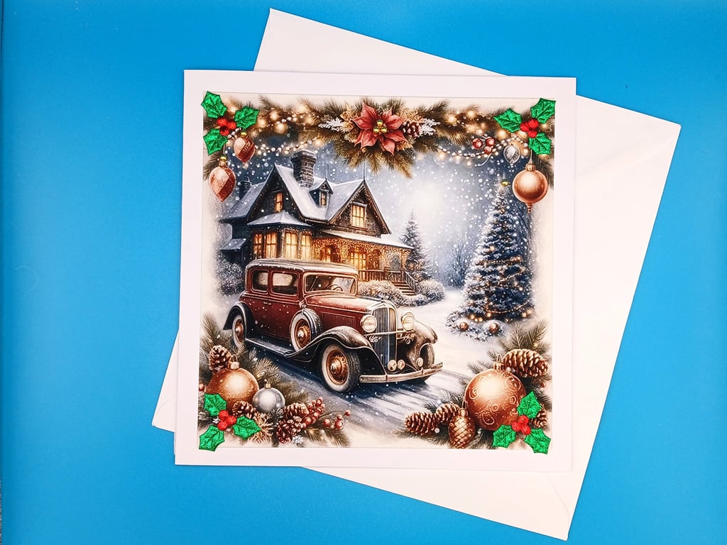 Christmas Card, Large, Father, Brother, Son, Grandfather