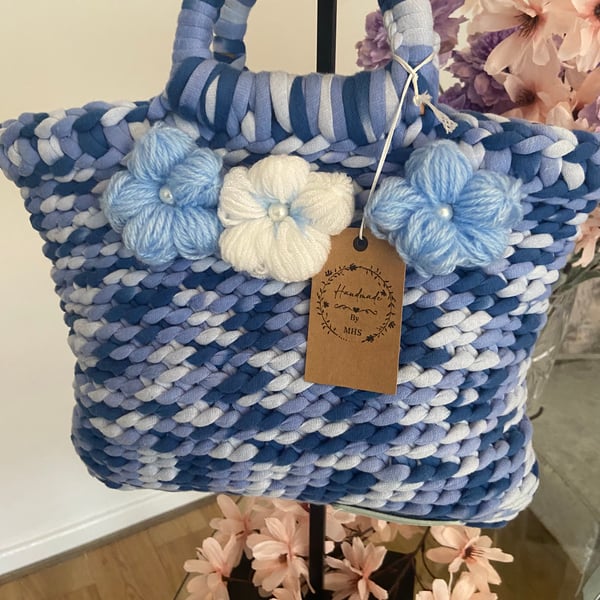Handmade t-shirt handbag 
