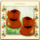 Terracotta Embroidered Shoes