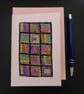 Individually Hand Crafted Embroidered Tapestry Blank Card - Image 1