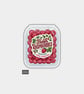 Grocery Food Vinyl Sticker For Adults - Raspberries - Image 1