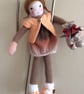 knitted rag doll - saffron - Image 3