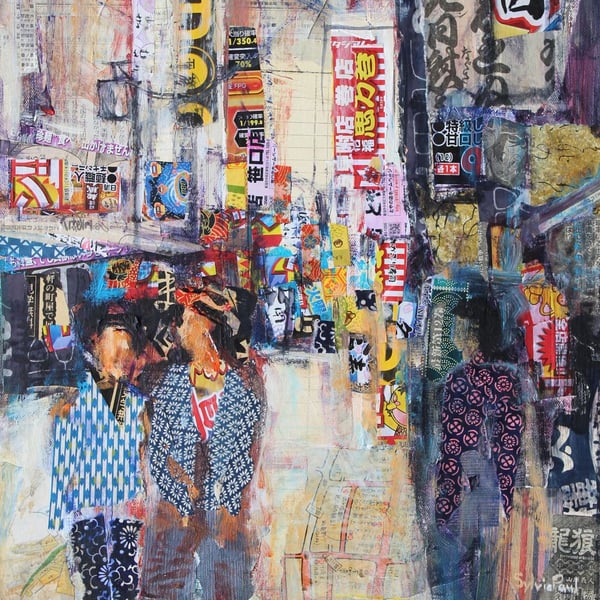 Tokyo Street Fine Art Card