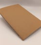 Hand bound, A6 Kraft cover Notebook, Dark Blue binding, Off White paper