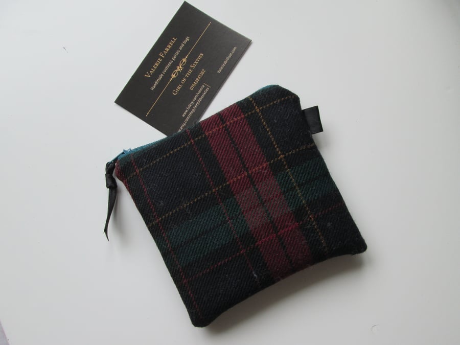 Tartan  Coin Purse