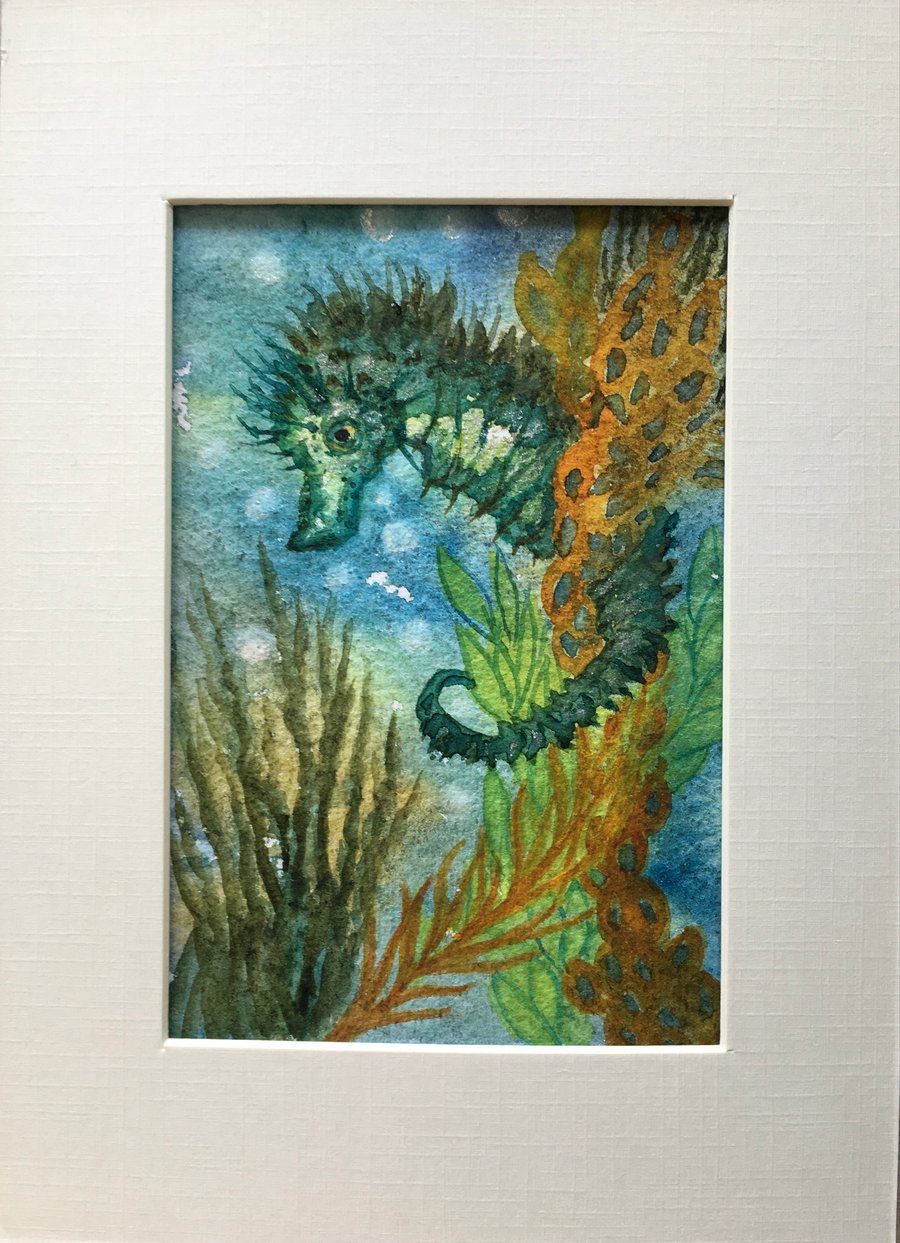 ‘Green Seahorse’ artwork 