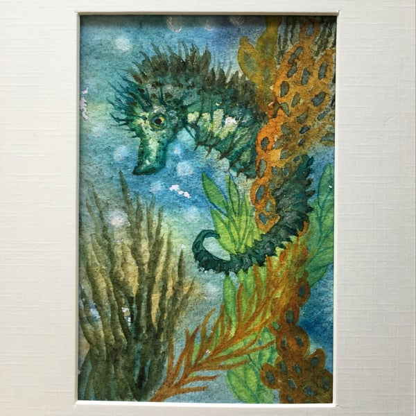 ‘Green Seahorse’ artwork 