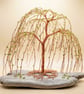 Wire Peridot Willow Tree Sculpture - Image 4