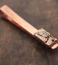 Elegant Omega Watch Copper Tie Clip, Copper Wedding Anniversary Gift for Husband - Image 5