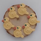 Handmade Crochet Easter Chicks – Cute Yellow Spring Appliques